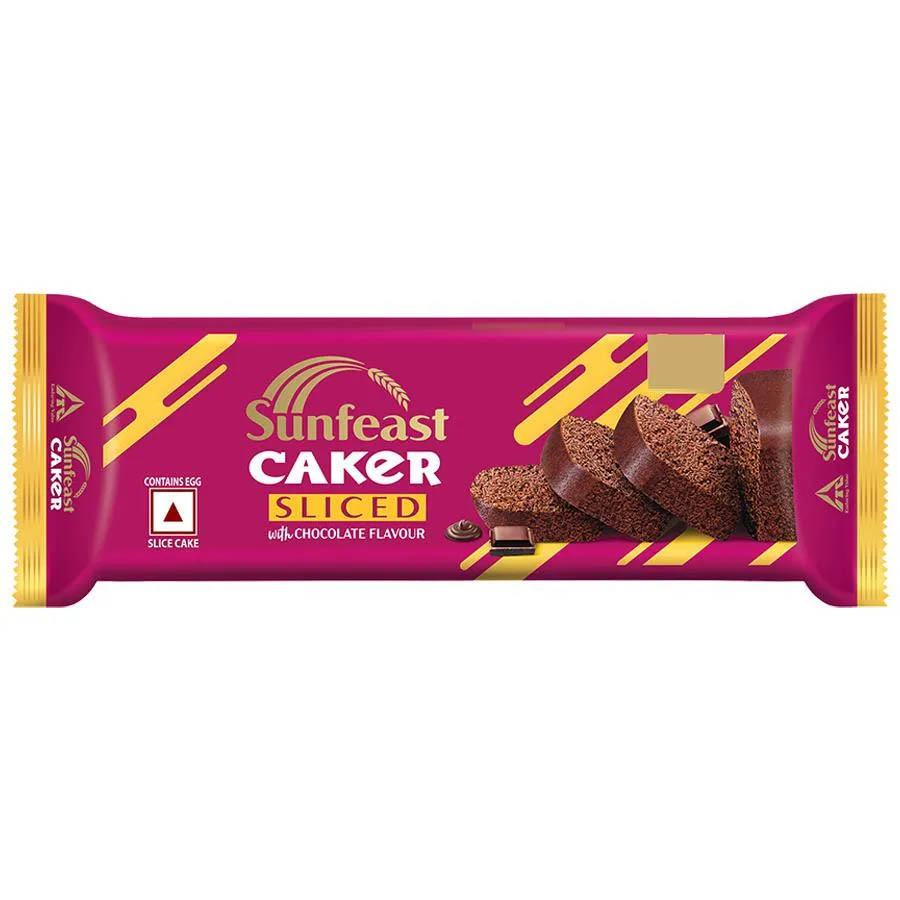 Sunfeast Caker Sliced, Chocolate  Cake Rs.10